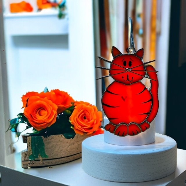 Glass Cover- Cat