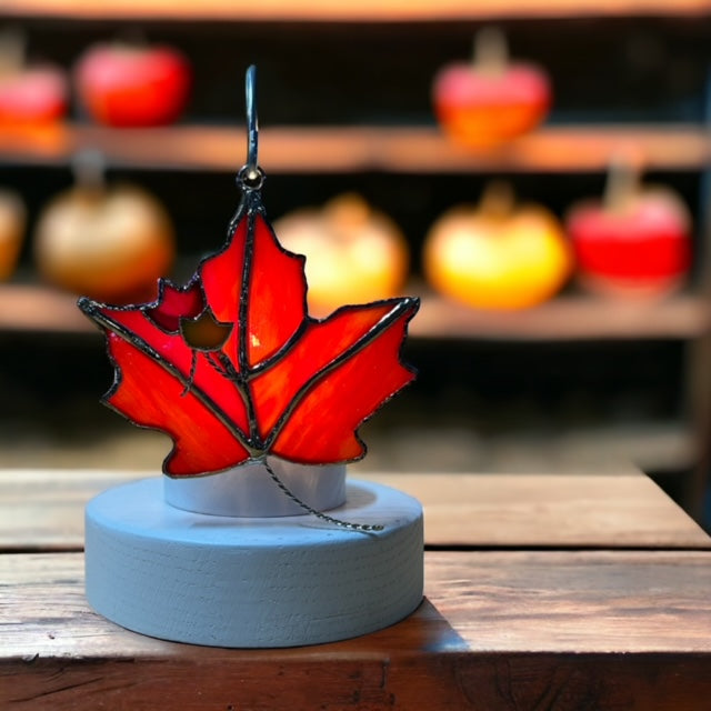 Glass Cover- Maple Leaves