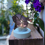 Glass Cover- Morning Glory Flower