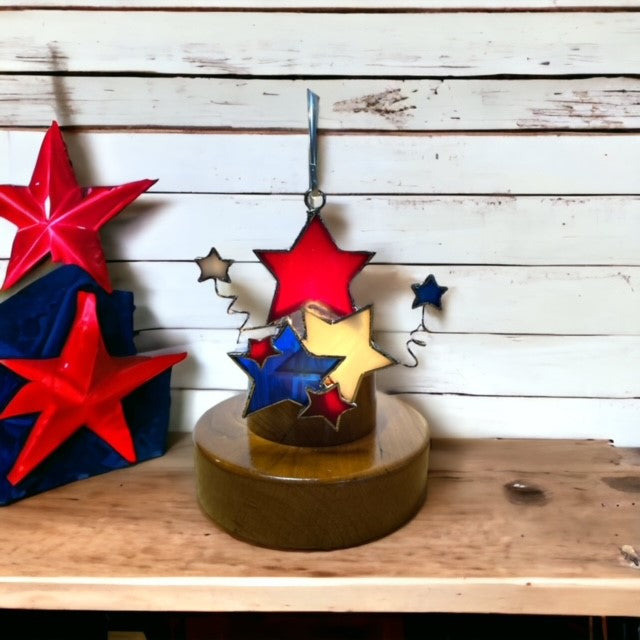 Glass Cover- Firework Stars