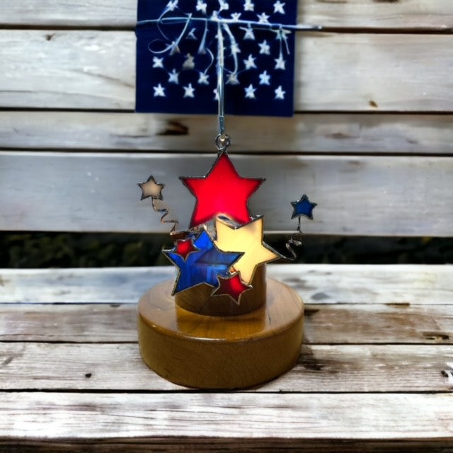 Glass Cover- Firework Stars