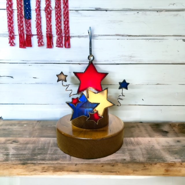 Glass Cover- Firework Stars