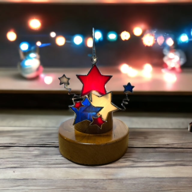 Glass Cover- Firework Stars