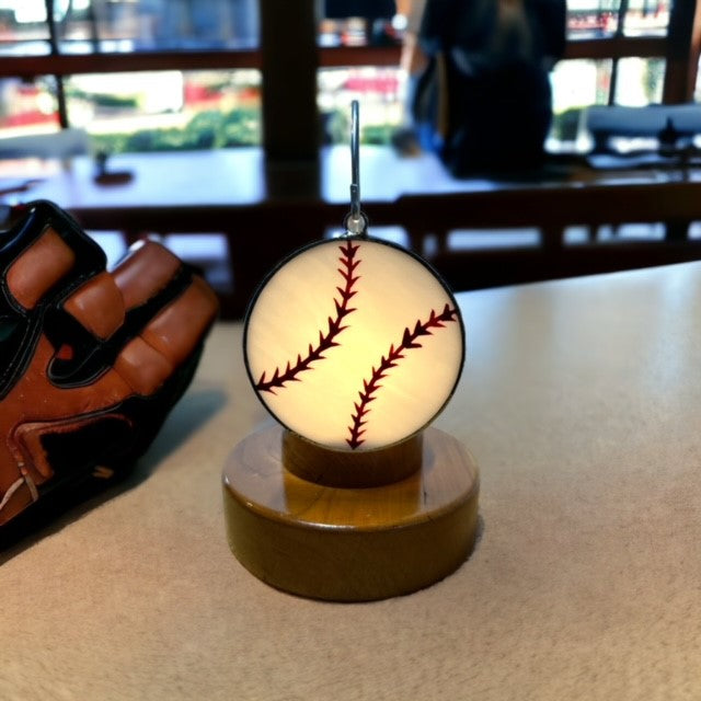 Glass Cover- Baseball