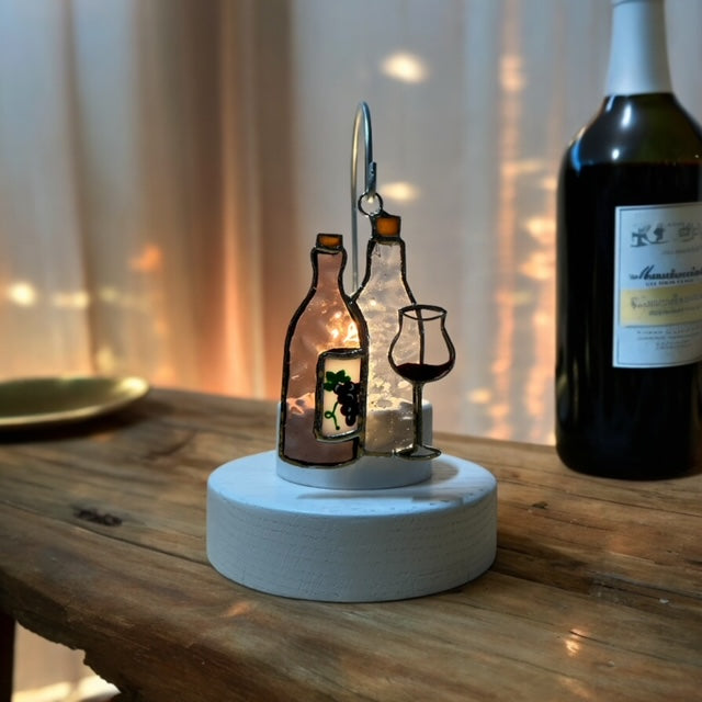 Glass Cover- Bottle/Glass of Wine