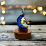 Glass Cover- Celestial Moon and Stars