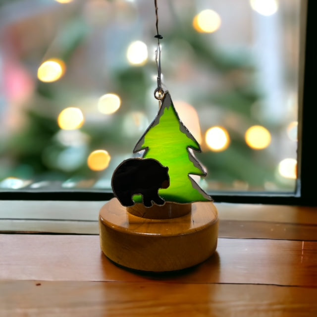 Glass Cover- Black Bear