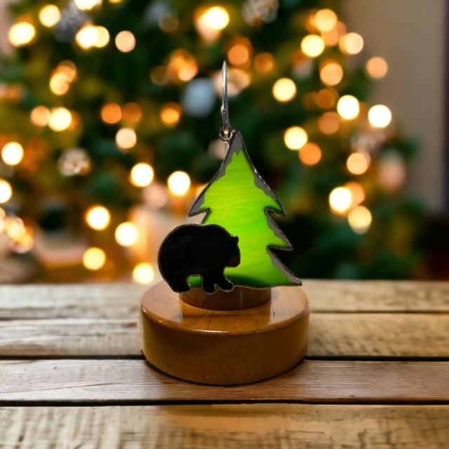 Glass Cover- Black Bear