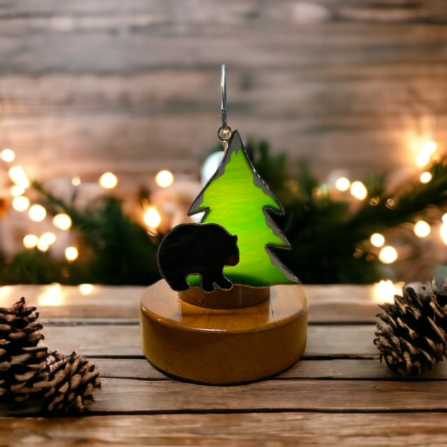 Glass Cover- Black Bear