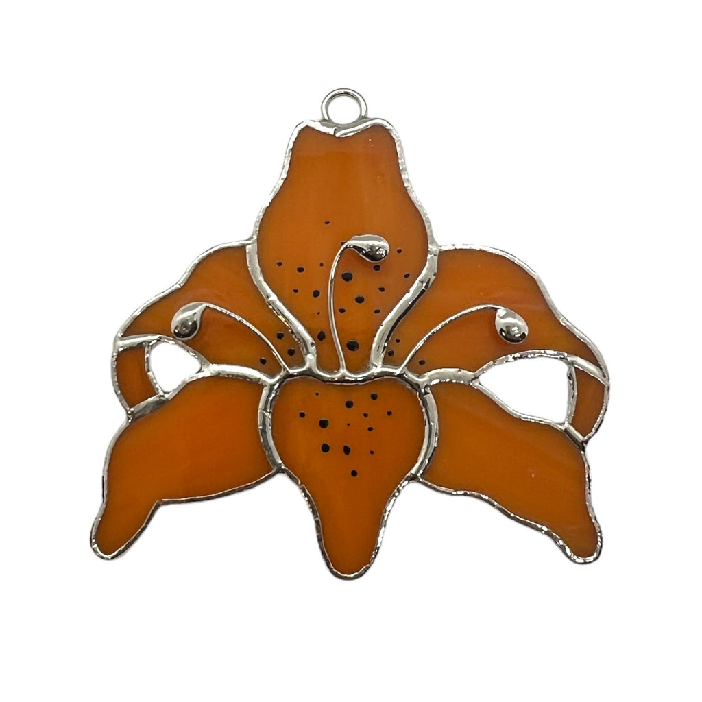 Glass Cover- Lily Flower