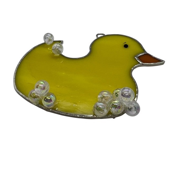 Glass Cover- Bath time Duck