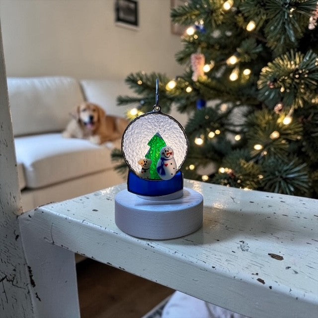 Glass Cover- Snow-globe Snowman/Dog/Cat
