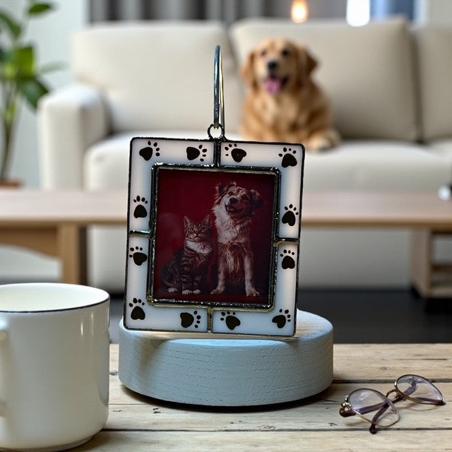 Glass Cover- Picture Frame Puppy Paws