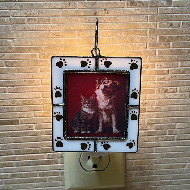 Glass Cover- Picture Frame Puppy Paws