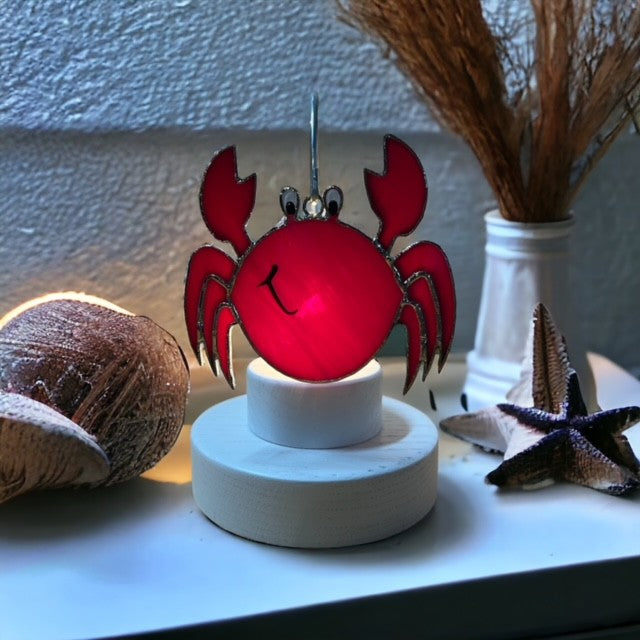 Glass Cover- Crabby Red