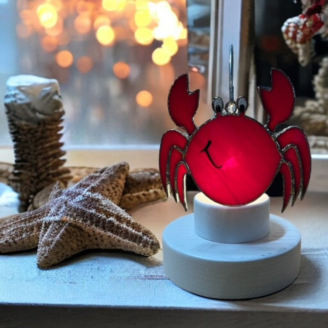 Glass Cover- Crabby Red