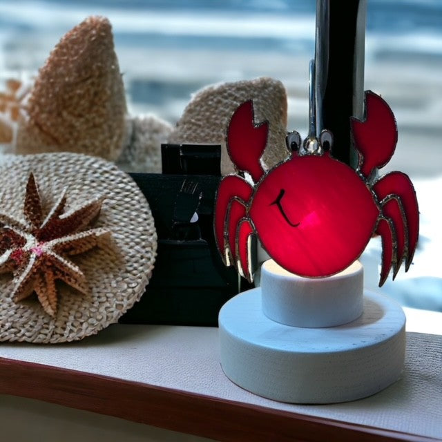 Glass Cover- Crabby Red
