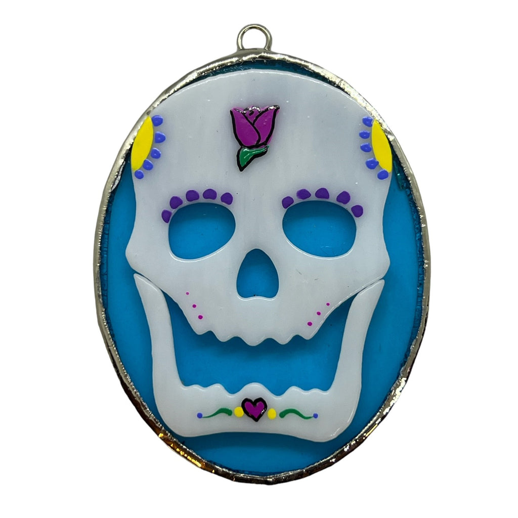 Glass Cover- Sugar Skull/Day of the Dead
