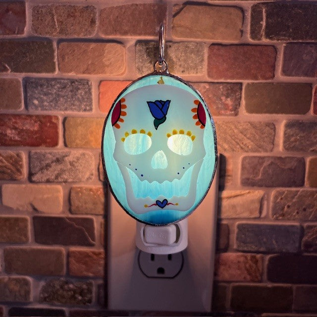 Glass Cover- Sugar Skull/Day of the Dead