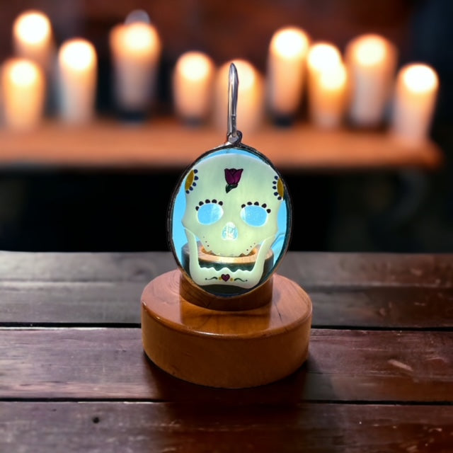 Glass Cover- Sugar Skull/Day of the Dead