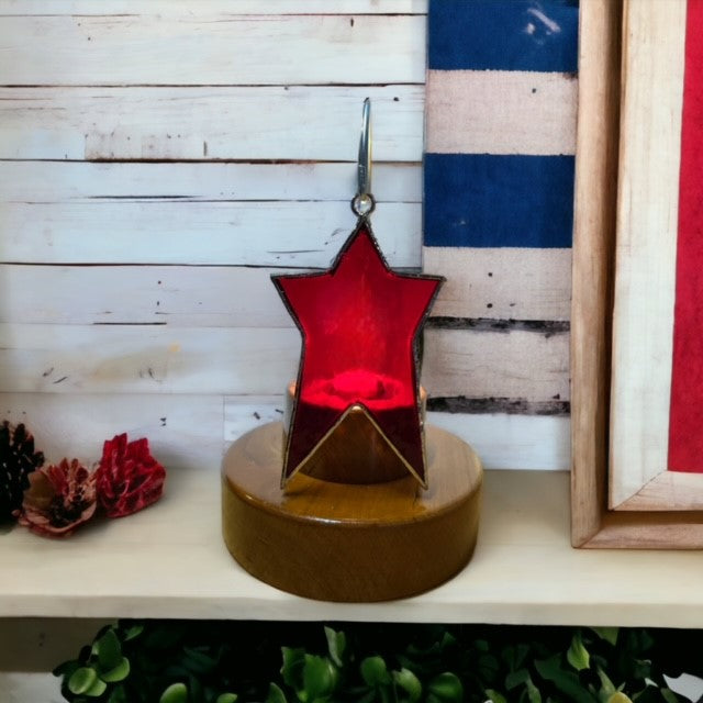 Glass Cover- Red Country Star