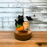 Glass Cover- Halloween Tombstone/ Pumpkin/ Bat/Cat