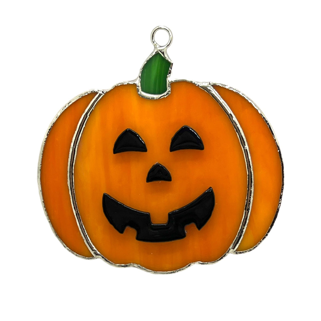 Glass Cover- Jack O' Lantern Pumpkin