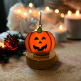 Glass Cover- Jack O' Lantern Pumpkin