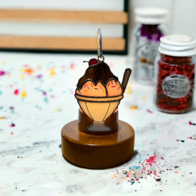 Glass Cover- Ice Cream Sundae