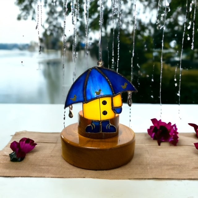 Glass Cover- April Showers