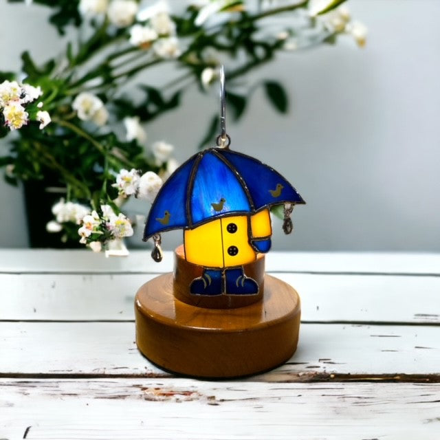 Glass Cover- April Showers