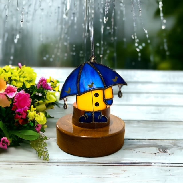 Glass Cover- April Showers