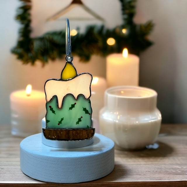 Glass Cover- Holiday Candle