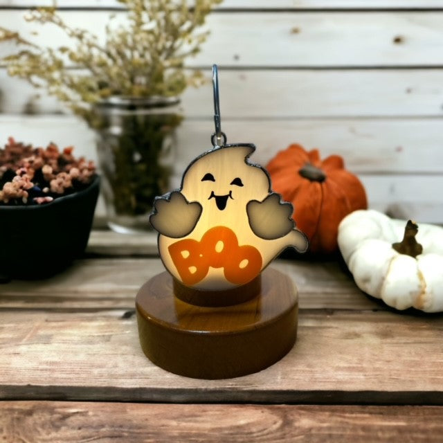 Glass Cover- BOO Ghost