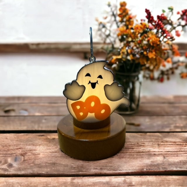 Glass Cover- BOO Ghost