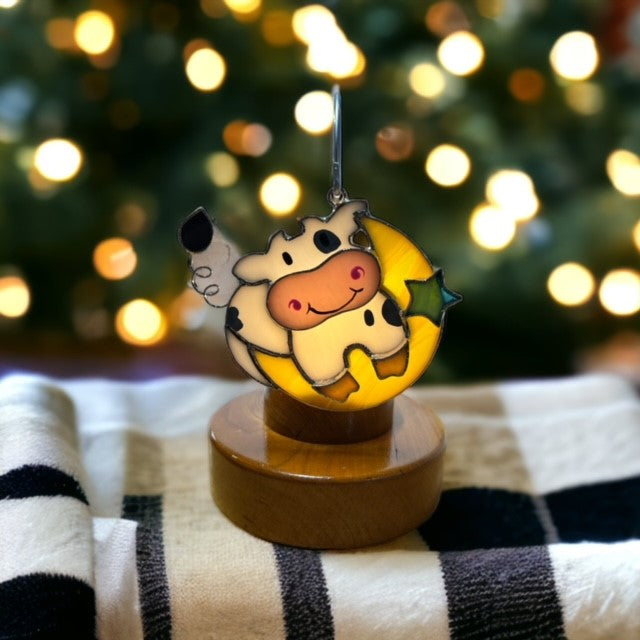 Glass Cover- Cow Over The Moon