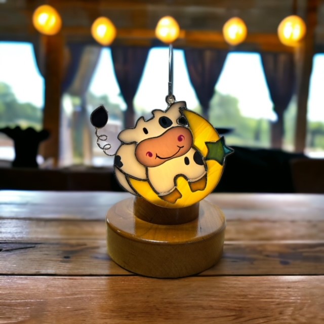 Glass Cover- Cow Over The Moon