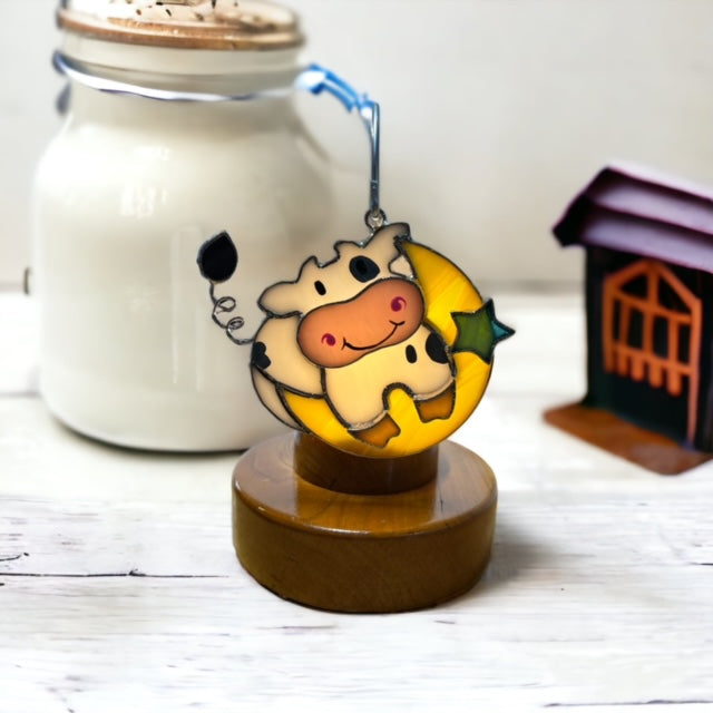 Glass Cover- Cow Over The Moon