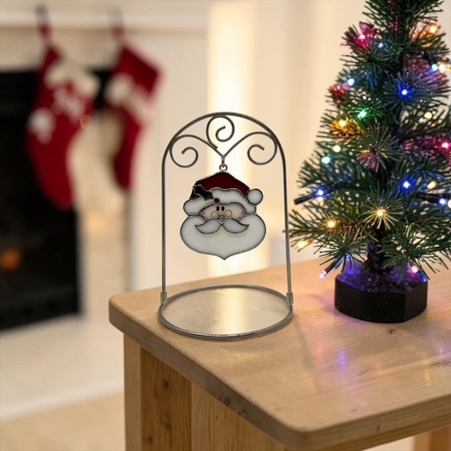 Glass Cover- Santa Claus