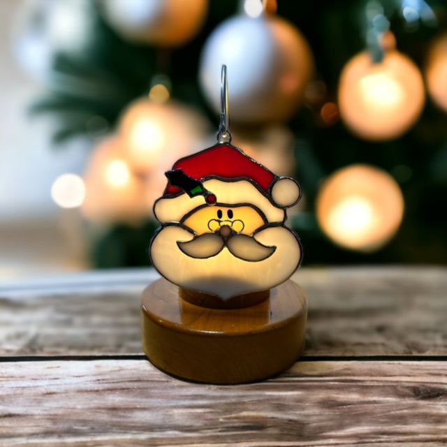 Glass Cover- Santa Claus