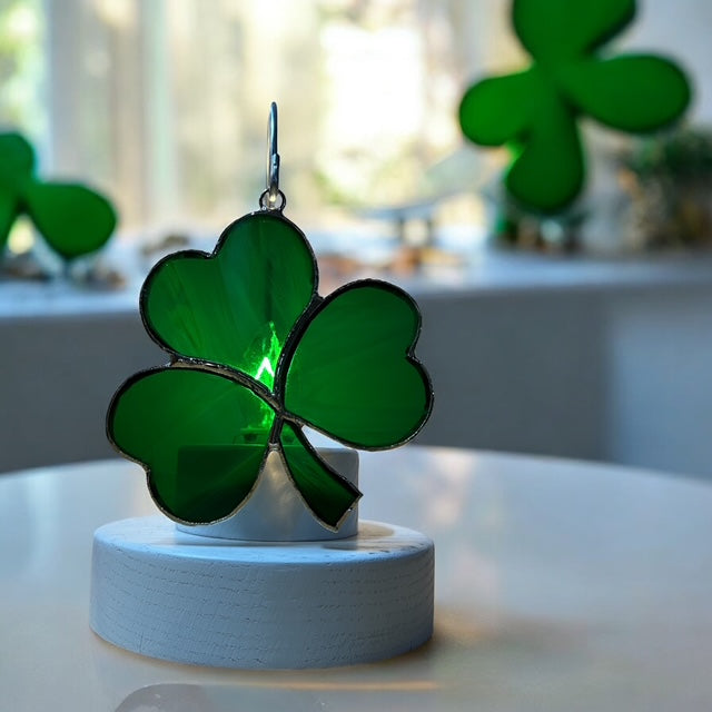 Glass Cover- Shamrock