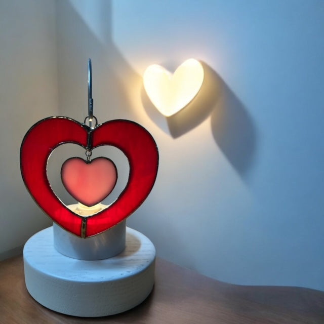 Glass Cover- Heart to Heart