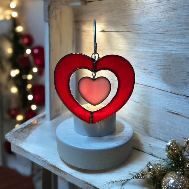 Glass Cover- Heart to Heart