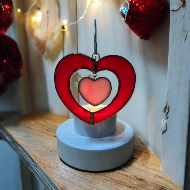 Glass Cover- Heart to Heart