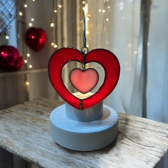 Glass Cover- Heart to Heart