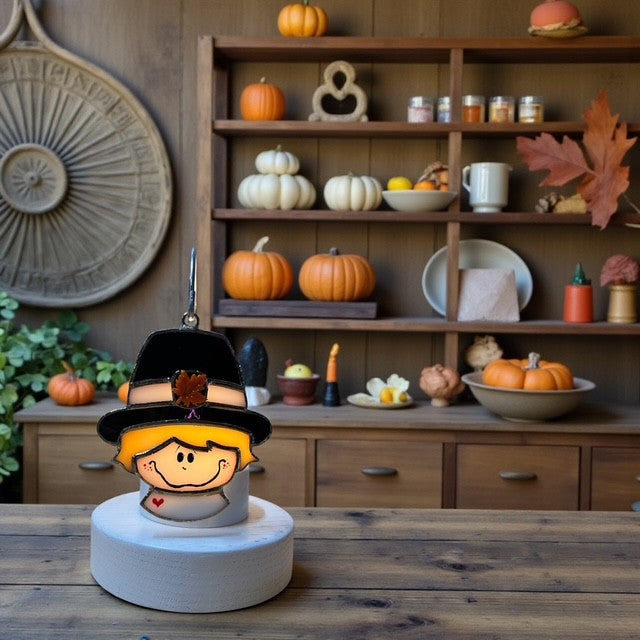 Glass Cover- Pilgrim Boy