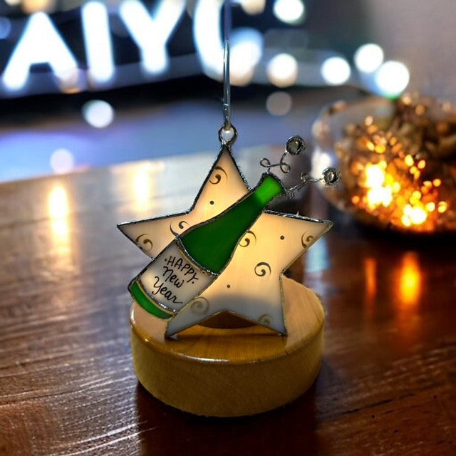 Glass Cover- New Years Celebration