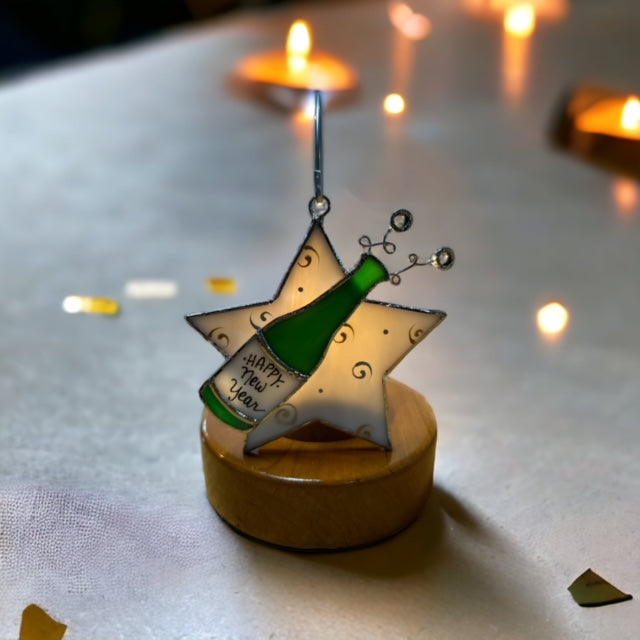 Glass Cover- New Years Celebration