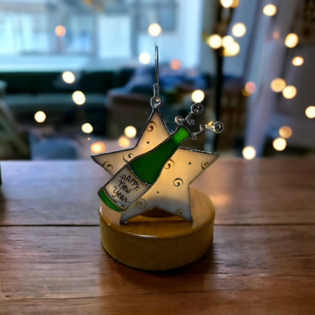 Glass Cover- New Years Celebration