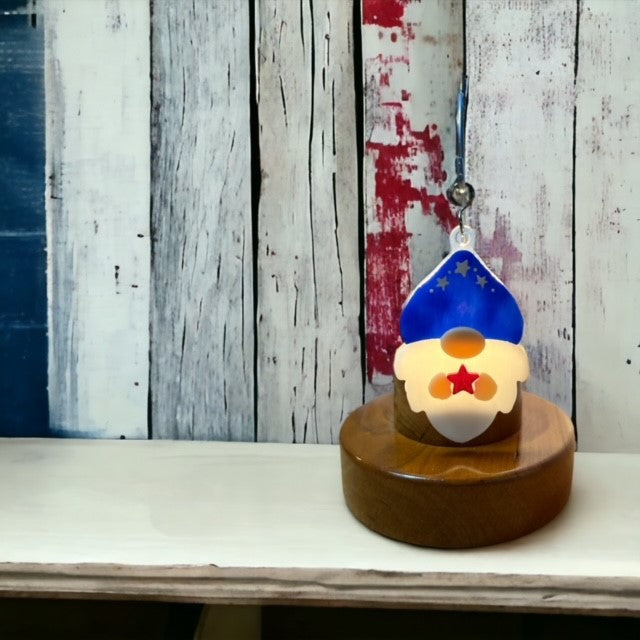 Glass Cover- Gnome / Patriotic